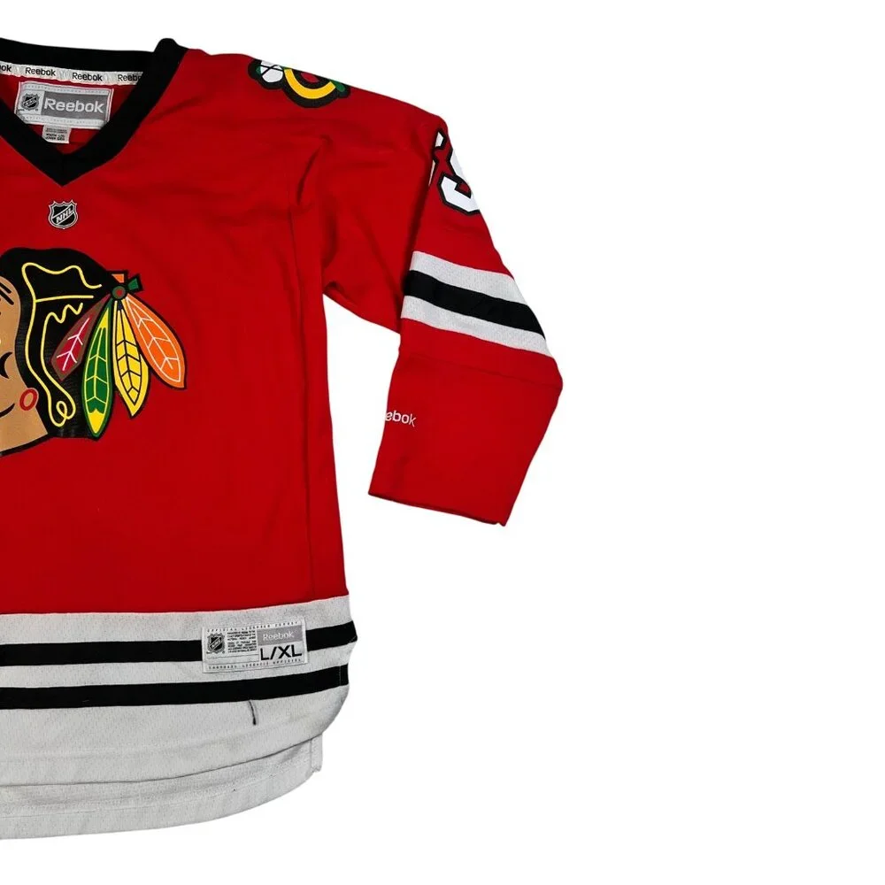 Reebok Chicago Blackhawks NHL Andrew Shaw #65 Red Jersey Youth Sz L/XL - Picture 4 of 12